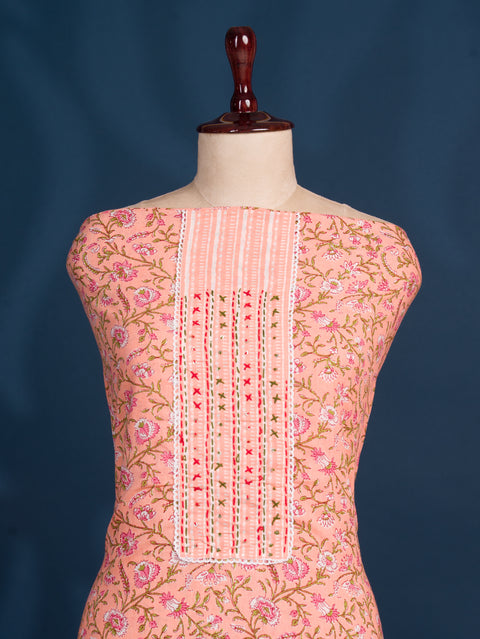 KcPc Latest Cotton Flower Print style With Causal Wear Suit SJB