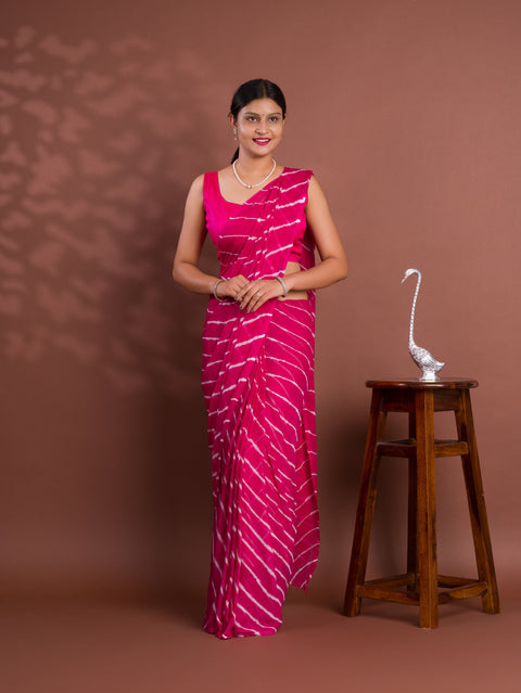 KcPc New Chiffon Leheriya Style With Casual WearSaree KRN