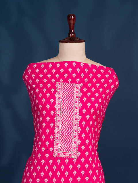 KcPc New Cotton Flower Print style With Causal Wear Suit SJB