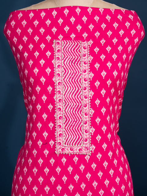 KcPc New Cotton Flower Print style With Causal Wear Suit SJB