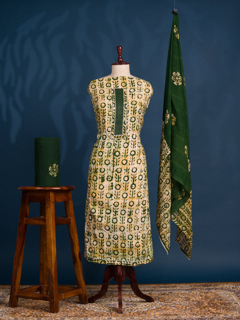 KcPc New Cotton Batik Print style With Causal Wear Suit SJB