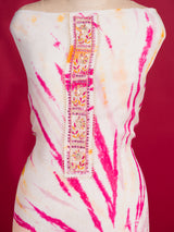 KcPc New Beautiful Crepe Silk Shibori Print Salwar Suit with Mirror Work RSAF