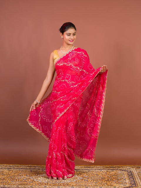 By Bandhani Saree 