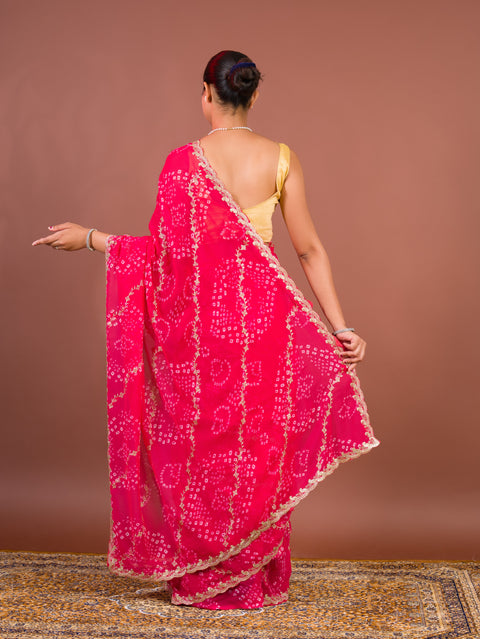 By Bandhani Saree 