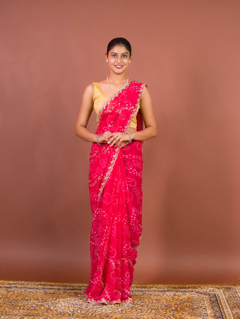 By Bandhani Saree 