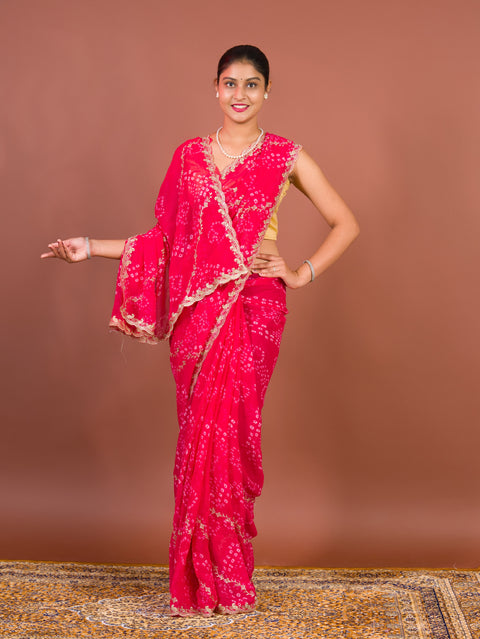By Bandhani Saree 