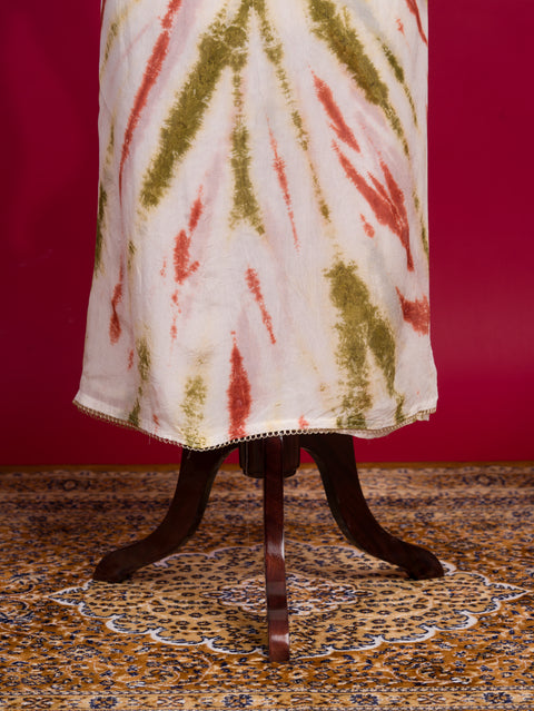KcPc New Launch Crepe Silk Shibori Print Salwar Suit with Mirror Work RSAF