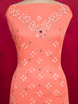KcPc New Luxury Cotton Bandhani Suit with Elegant Mirror Detailing RSAF