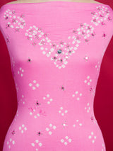 KcPc New Cotton Bandhani Style Suit with Mirror Work RSAF