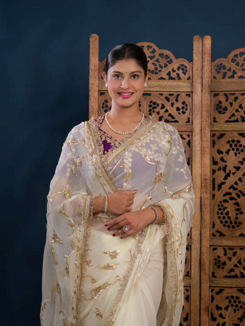 By Traditional  Saree