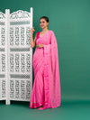 By Bandhani Saree With Casual Wear