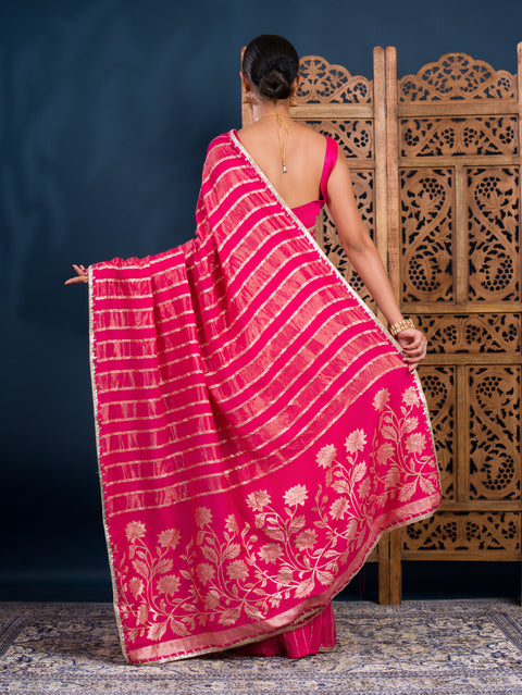 By Banarasi Saree With Festive Wear