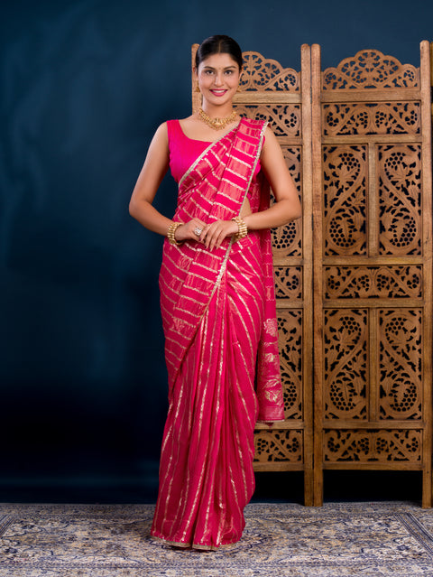 By Banarasi Saree With Festive Wear
