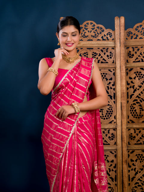 By Banarasi Saree With Festive Wear