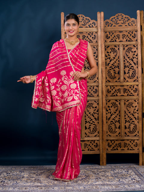 By Banarasi Saree With Festive Wear