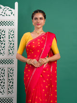 By Bandhani Saree With Casual Wear
