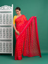 By Bandhani Saree With Casual Wear