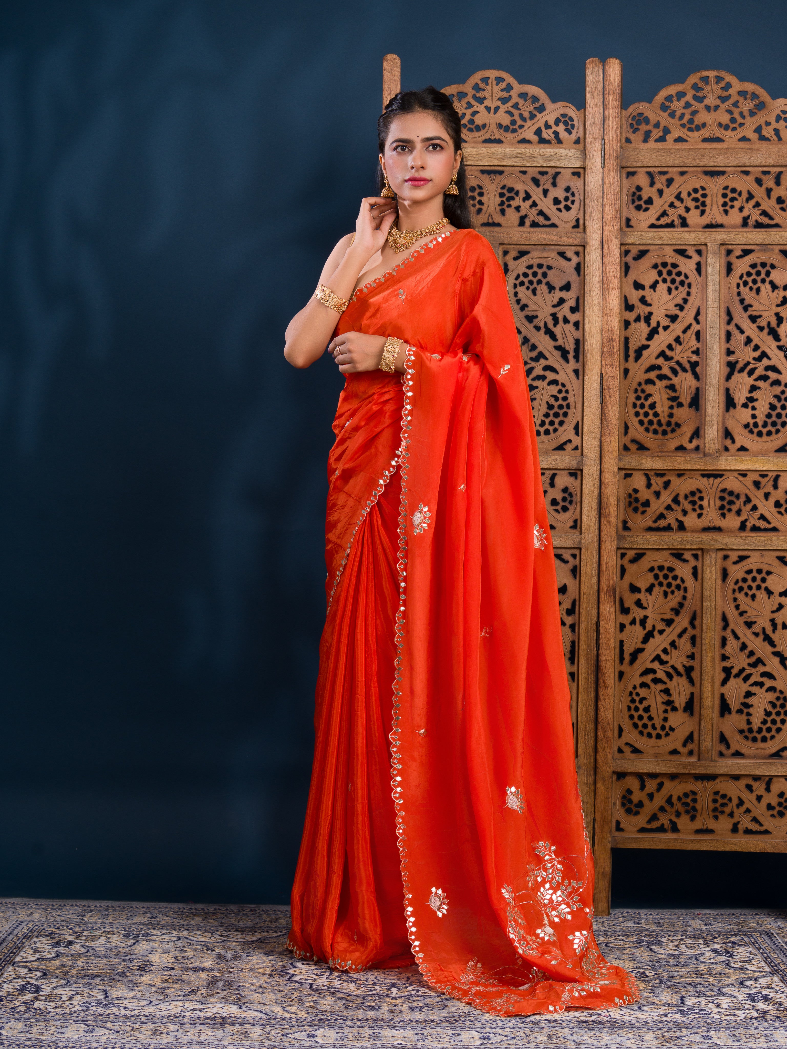 By Designer Saree With Wedding Wear