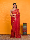 By Bandhani Saree With Casual wear
