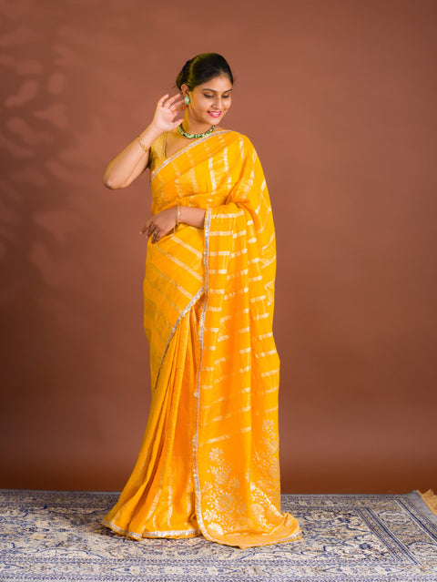 By Banarasi Saree With Festive Wear
