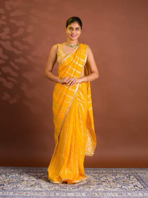 By Banarasi Saree With Festive Wear