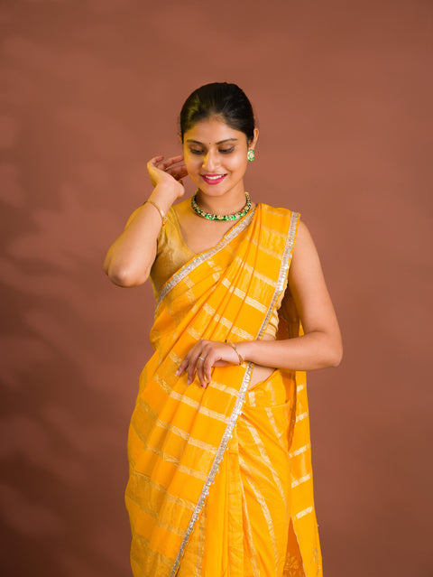 By Banarasi Saree With Festive Wear