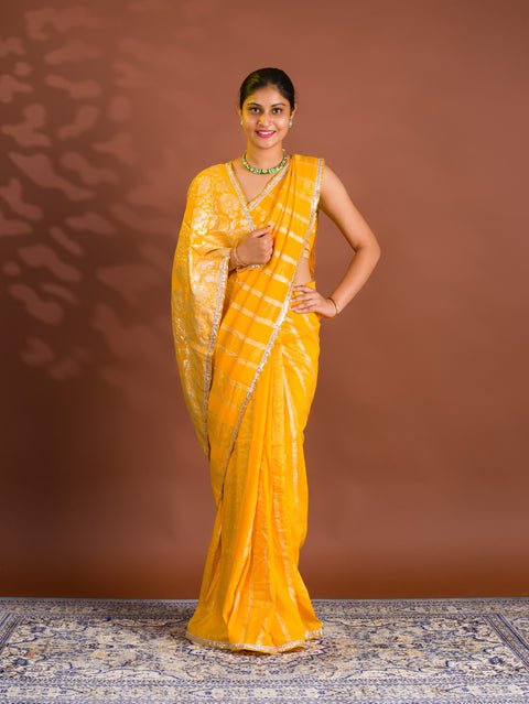 By Banarasi Saree With Festive Wear
