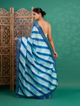 KcPc New Beautiful Cotton silk Printed Style With Zari Border Saree GAN