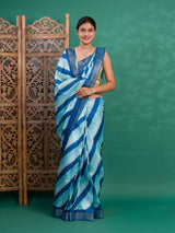KcPc New Beautiful Cotton silk Printed Style With Zari Border Saree GAN