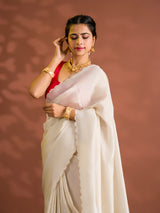 ByNew Tissue Silk Bollywood Style Zardoji Handwork Saree