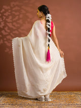 ByNew Tissue Silk Bollywood Style Zardoji Handwork Saree