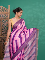 KcPc New Latest Cotton silk Printed Style With Zari Border Saree GAN