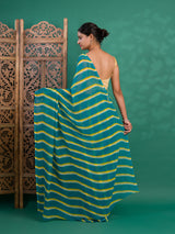 Leheriya StyleSaree With Casual Wear