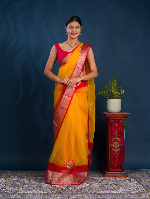 KcPc New Stylish Festive Wear Saree in Organza Banarasi Style SWA
