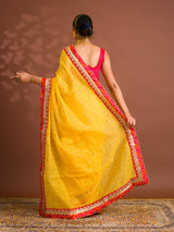 By Banarasi Saree WithFestive Wear
