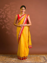 By Banarasi Saree WithFestive Wear