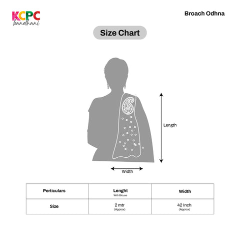 KcPc Rajasthani Piliya Georgette Odhni,RSC