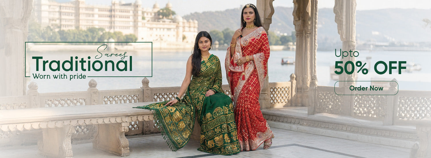 Buy Traditional Saree Online Upto 50% Off | KCPC