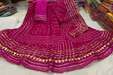 By Bandhani Lehenga With Traditional Wear 