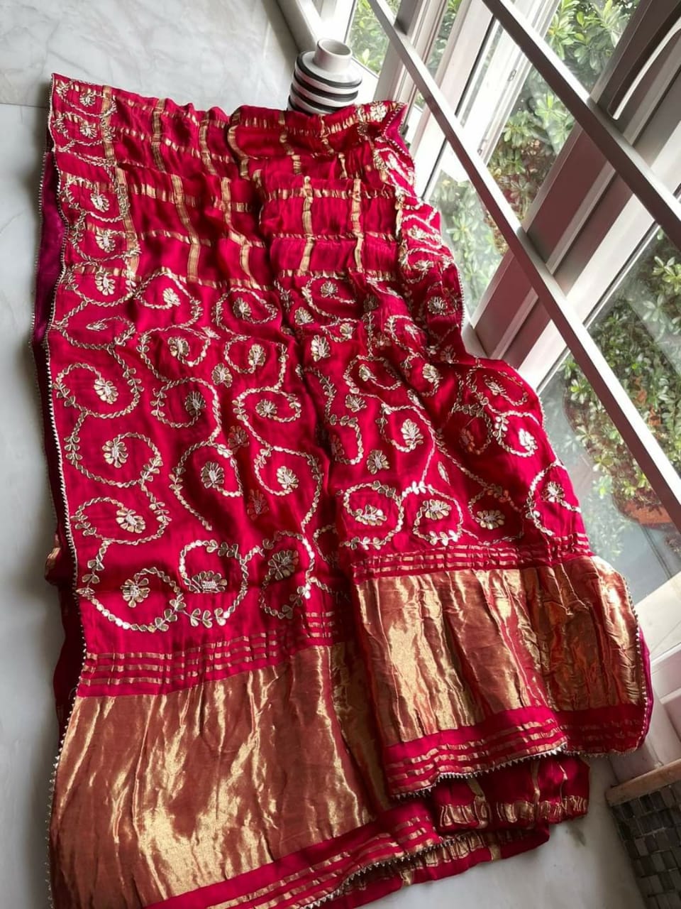 Buy Ranas Kota Silk Gota Patti Saree Online | Sarees | Ranas