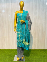 KcPc New BeautifulGaji Silk Ghatchola Style With Bandhani Work Suit ADIL