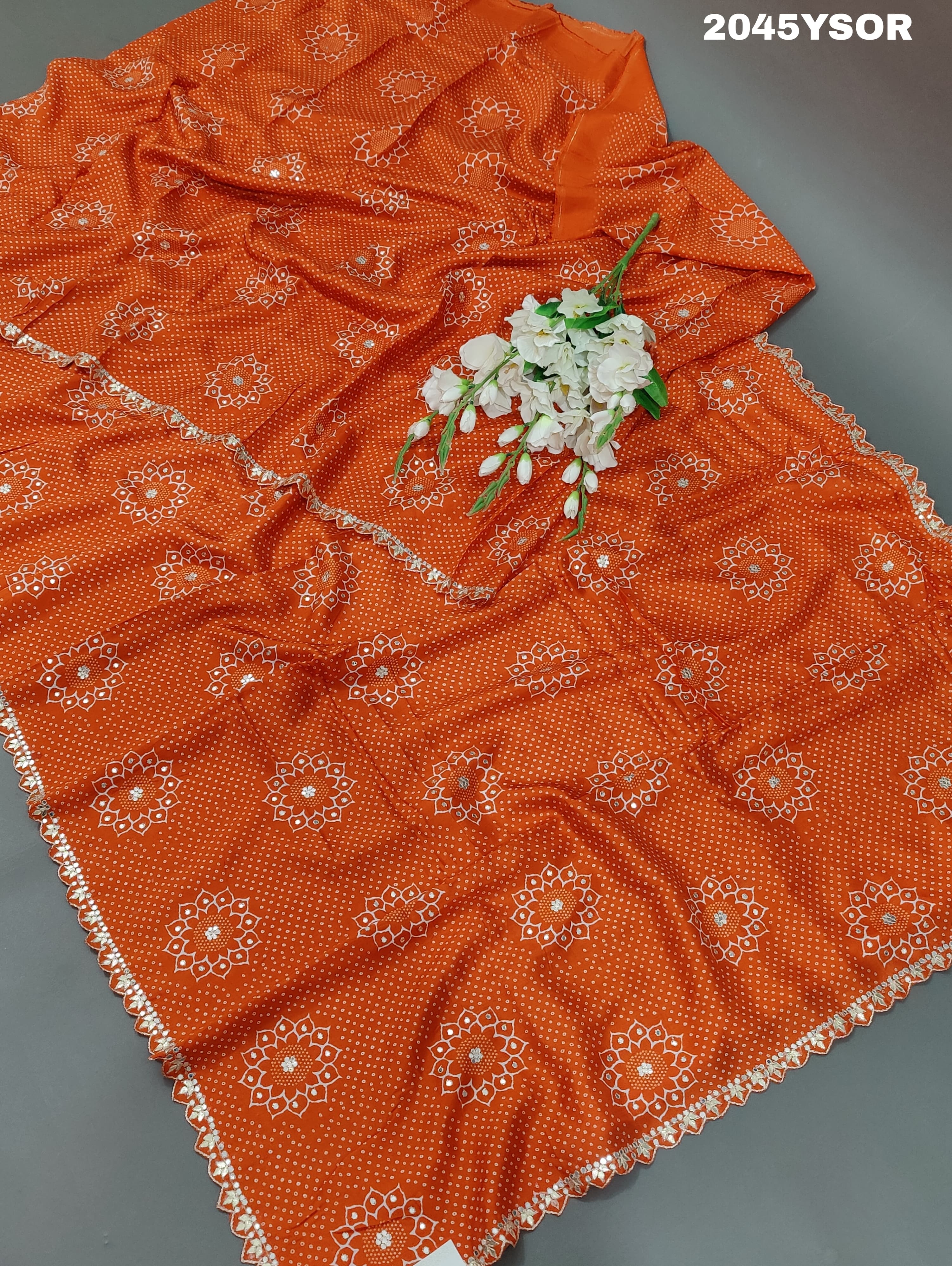 KcPc New Special H O silk Piten Gota style With Aari tari Work SareeANT