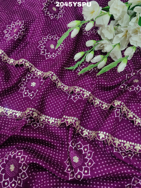 KcPc New Special H O silk Piten Gota style With Aari tari Work Saree  ANT