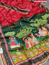 Aari tari Piten Work saree