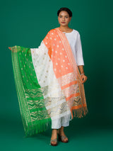 Kcpc New Russel fabric Tiranga style With Banarasi work Dupatta RAY