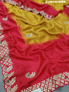 KcPc New Modal Silk Gota patti Work With Bandhani Style Saree ANT