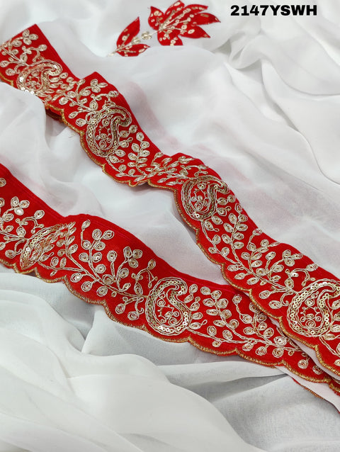 Buy Latest Faag Special Pitan Gotapatti Work Saree KcPc