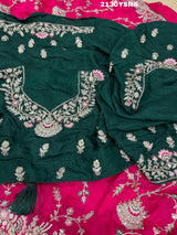 KcPc New Special H O Chinon Rajwadi Style Zardoji Work sareePAL