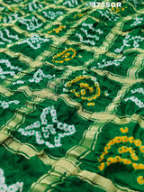 KcPc Pure Gaji Silk Bandhani Ghatchola Heavy Gotapatti Work SarerAMT