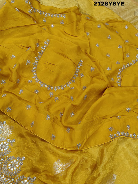 KcPc Special Lounch H O Silk Sequence Gotapatti Work Saree PLK